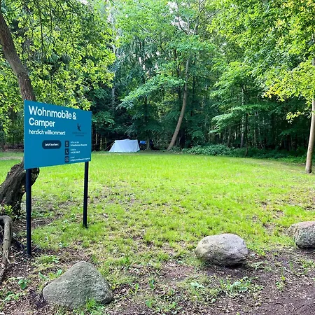 Auf Ruegen - Stellplatz Fuer Wohnmobile , Wohnwagen , Auch Zum Zelten - In Direkter Naehe Zum Naturstrand -natur Pur - Schwalbennest 德兰斯克
