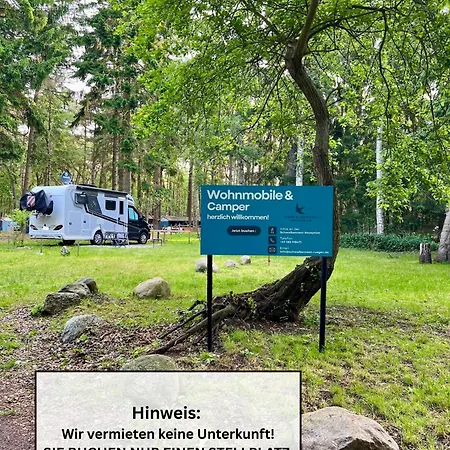 캠프장 Auf Ruegen - Stellplatz Fuer Wohnmobile , Wohnwagen , Auch Zum Zelten - In Direkter Naehe Zum Naturstrand -natur Pur - Schwalbennest